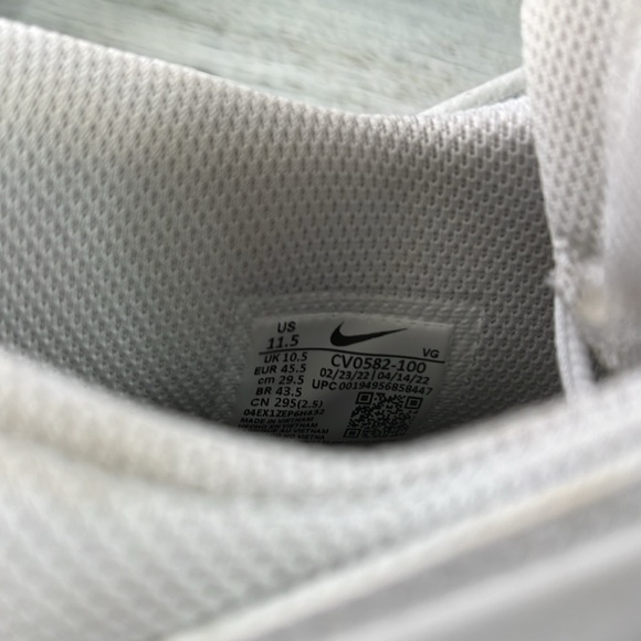 Men’s Nike Alpha Menace White/Black Alpha Cleats Size 11.5 - Picture 13 of 14